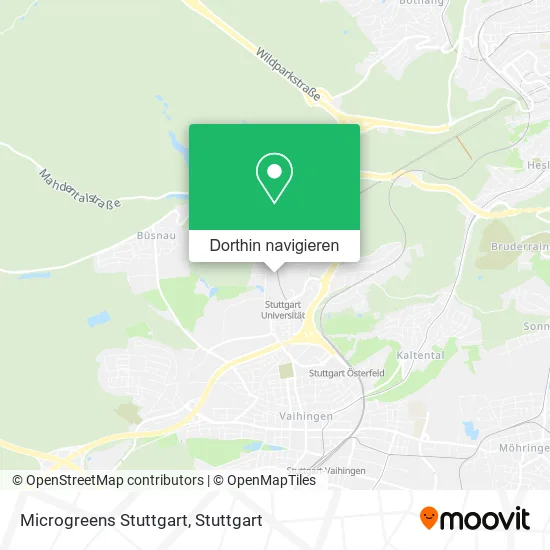 Microgreens Stuttgart Karte