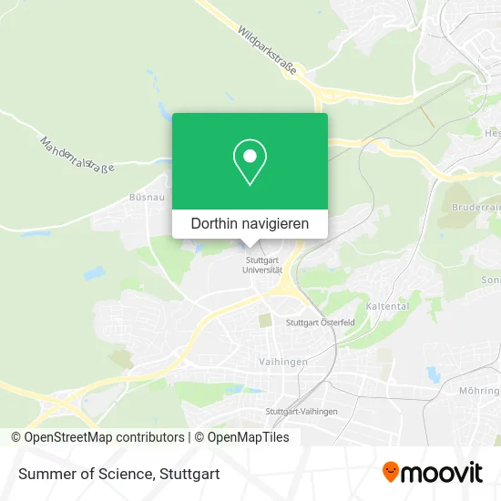 Summer of Science Karte