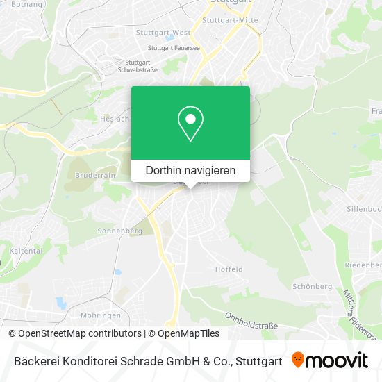 Bäckerei Konditorei Schrade GmbH & Co. Karte