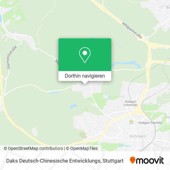 Daks Deutsch-Chinesische Entwicklungs Karte