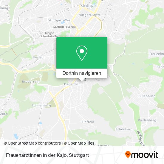 Frauenärztinnen in der Kajo Karte