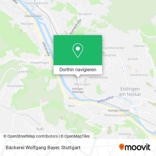 Bäckerei Wolfgang Bayer Karte
