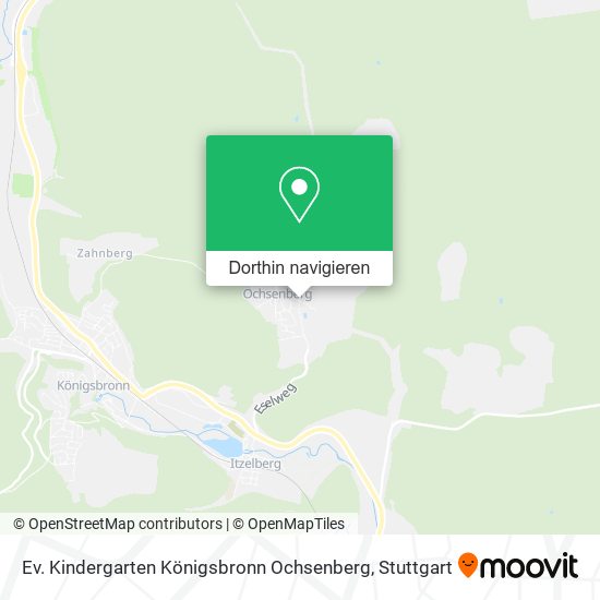 Ev. Kindergarten Königsbronn Ochsenberg Karte