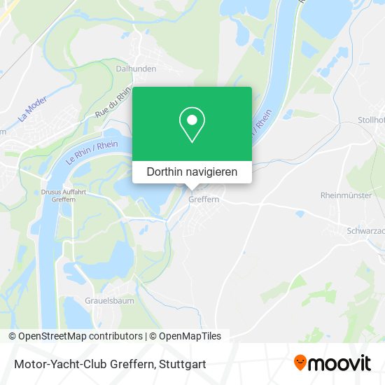 Motor-Yacht-Club Greffern Karte
