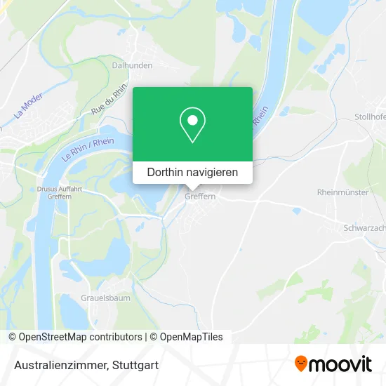 Australienzimmer Karte