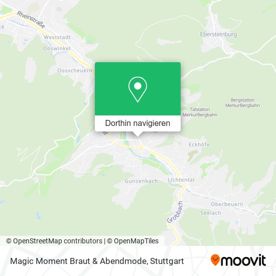 Magic Moment Braut & Abendmode Karte