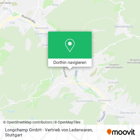 Longchamp GmbH - Vertrieb von Lederwaren Karte