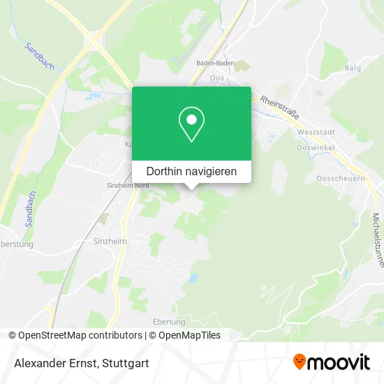 Alexander Ernst Karte