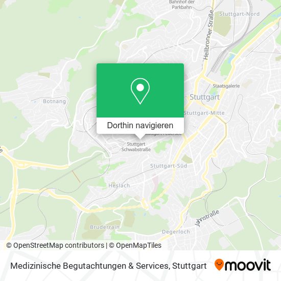 Medizinische Begutachtungen & Services Karte