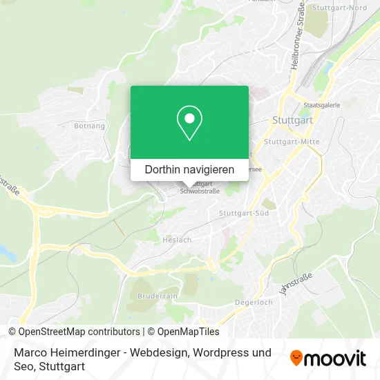 Marco Heimerdinger - Webdesign, Wordpress und Seo Karte