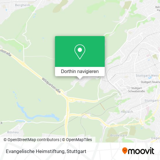Evangelische Heimstiftung Karte