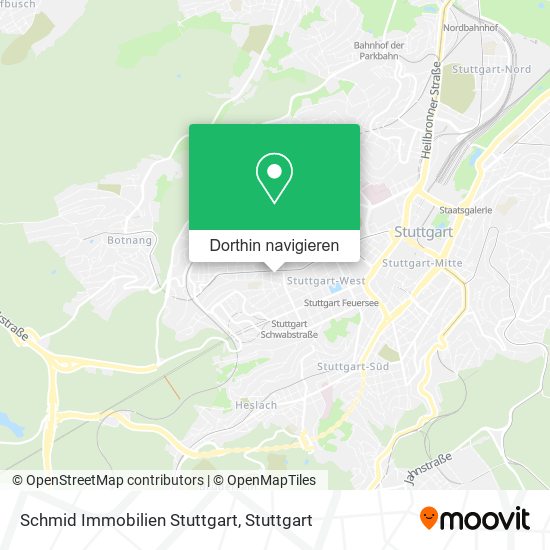 Schmid Immobilien Stuttgart Karte