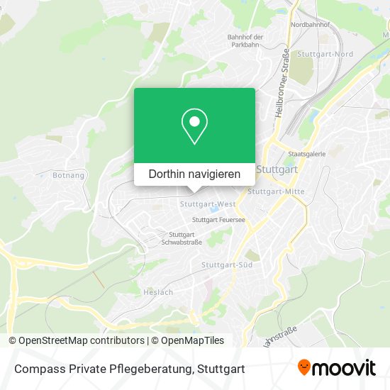 Compass Private Pflegeberatung Karte