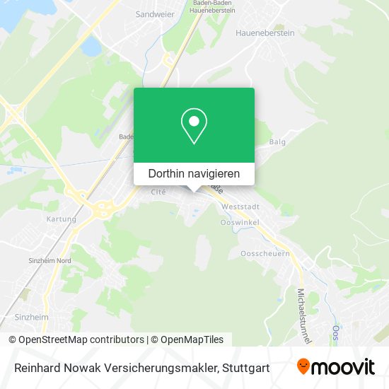Reinhard Nowak Versicherungsmakler Karte