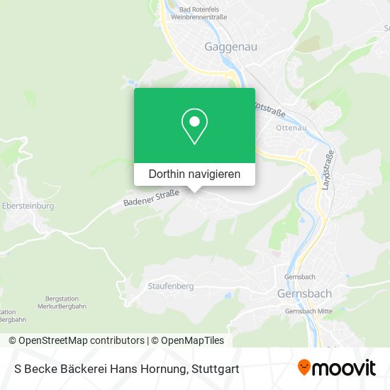 S Becke Bäckerei Hans Hornung Karte