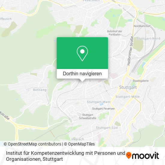 Institut für Kompetenzentwicklung mit Personen und Organisationen Karte