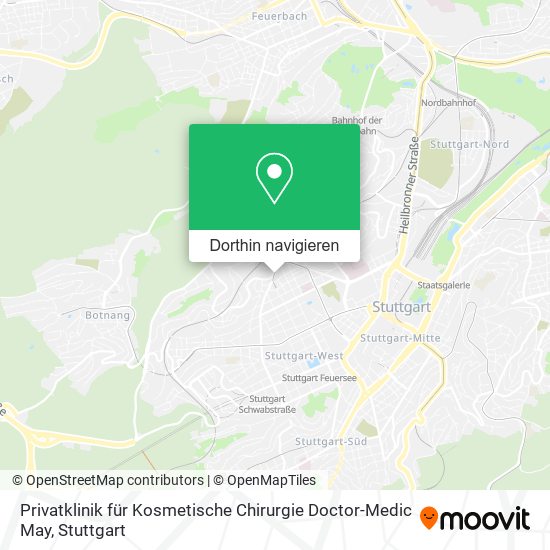 Privatklinik für Kosmetische Chirurgie Doctor-Medic May Karte