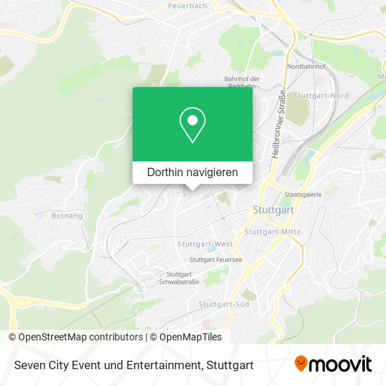 Seven City Event und Entertainment Karte