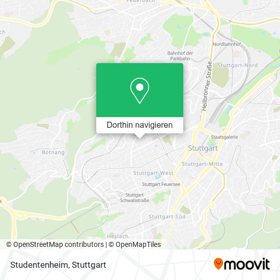 Studentenheim Karte