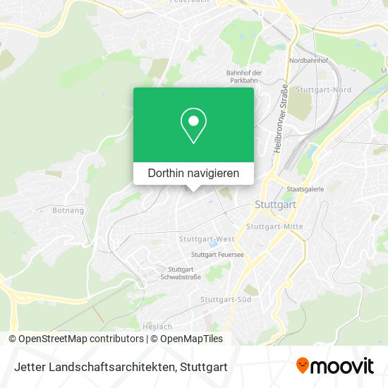 Jetter Landschaftsarchitekten Karte