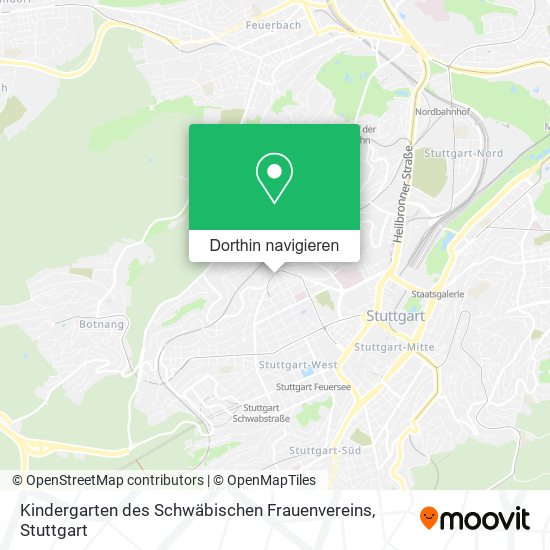 Kindergarten des Schwäbischen Frauenvereins Karte