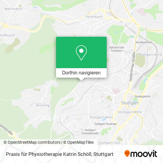 Praxis für Physiotherapie Katrin Schöll Karte