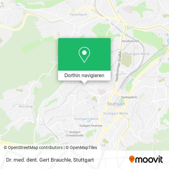 Dr. med. dent. Gert Brauchle Karte
