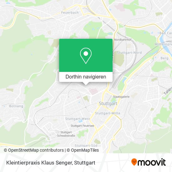 Kleintierpraxis Klaus Senger Karte