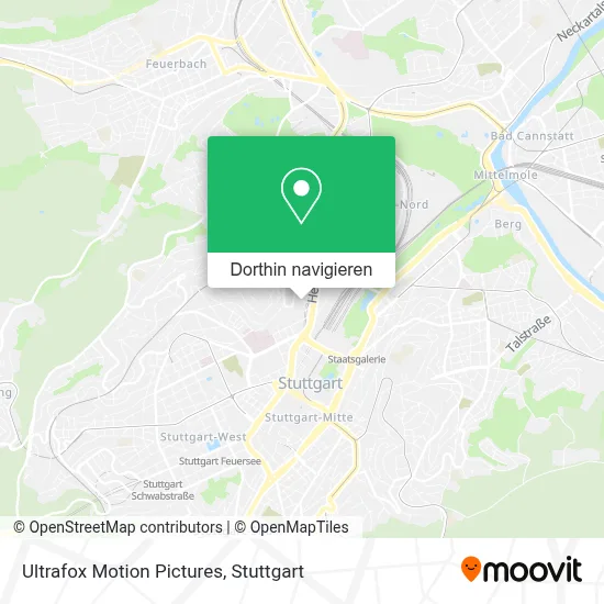 Ultrafox Motion Pictures Karte