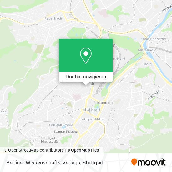 Berliner Wissenschafts-Verlags Karte
