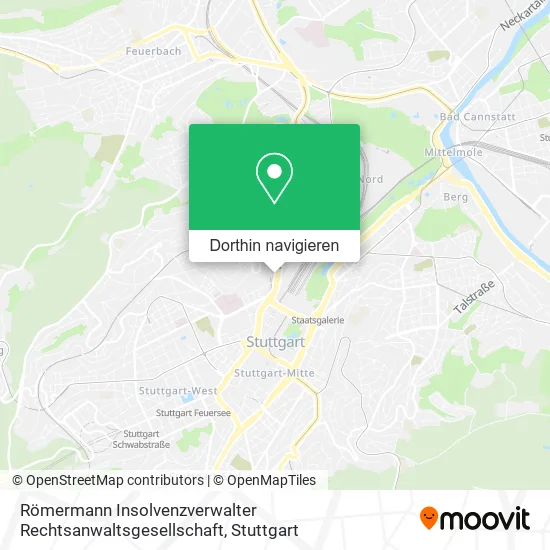 Römermann Insolvenzverwalter Rechtsanwaltsgesellschaft Karte