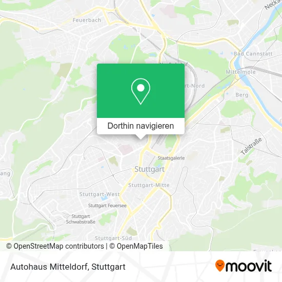 Autohaus Mitteldorf Karte