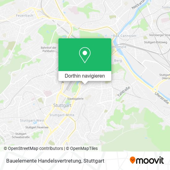 Bauelemente Handelsvertretung Karte