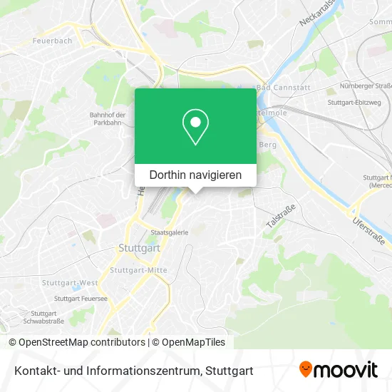 Kontakt- und Informationszentrum Karte