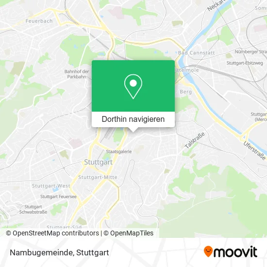 Nambugemeinde Karte