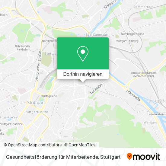 Gesundheitsförderung für Mitarbeitende Karte