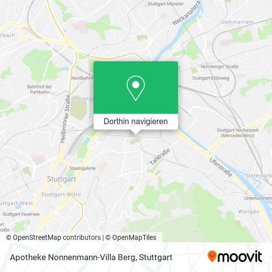 Apotheke Nonnenmann-Villa Berg Karte