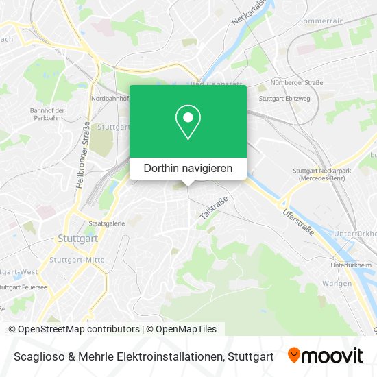 Scaglioso & Mehrle Elektroinstallationen Karte