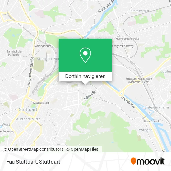 Fau Stuttgart Karte