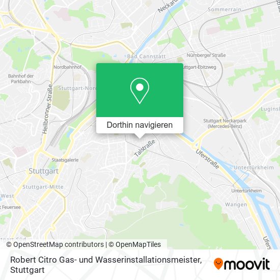 Robert Citro Gas- und Wasserinstallationsmeister Karte