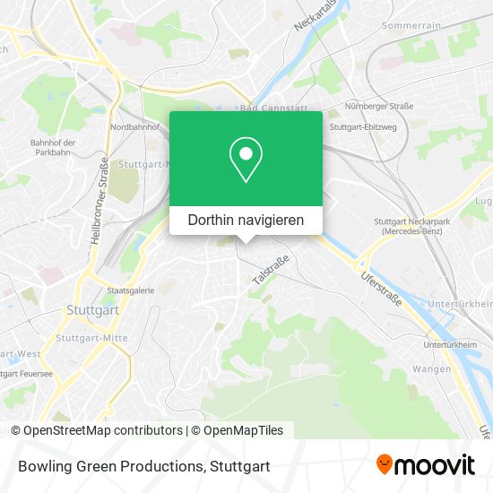 Bowling Green Productions Karte