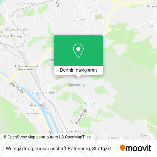 Weingärtnergenossenschaft Rotenberg Karte