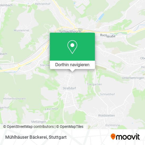 Mühlhäuser Bäckerei Karte