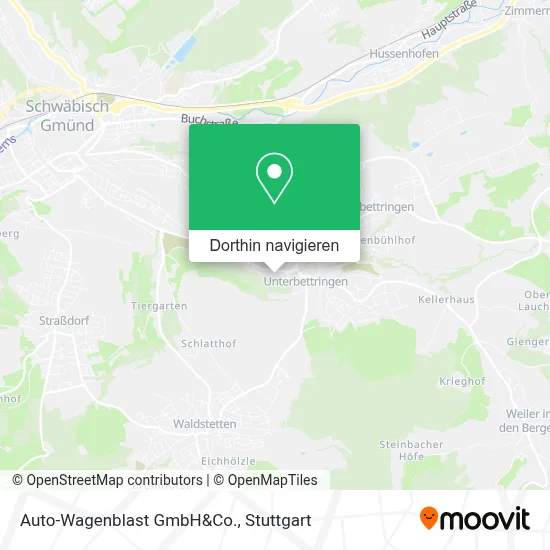 Auto-Wagenblast GmbH&Co. Karte