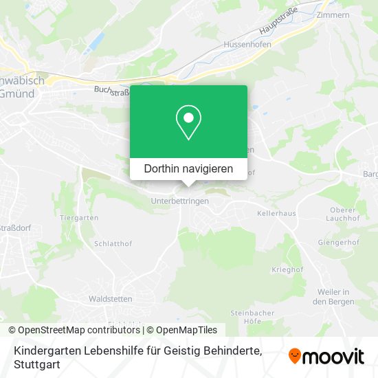 Kindergarten Lebenshilfe für Geistig Behinderte Karte
