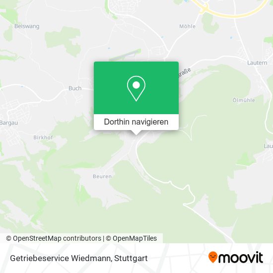Getriebeservice Wiedmann Karte