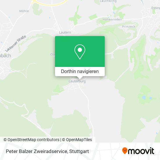 Peter Balzer Zweiradservice Karte