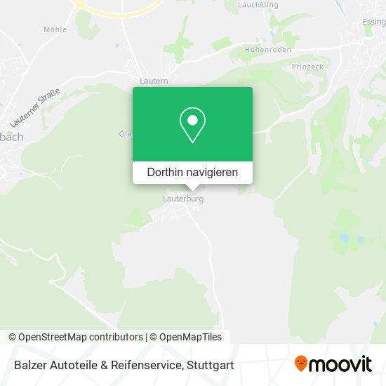 Balzer Autoteile & Reifenservice Karte