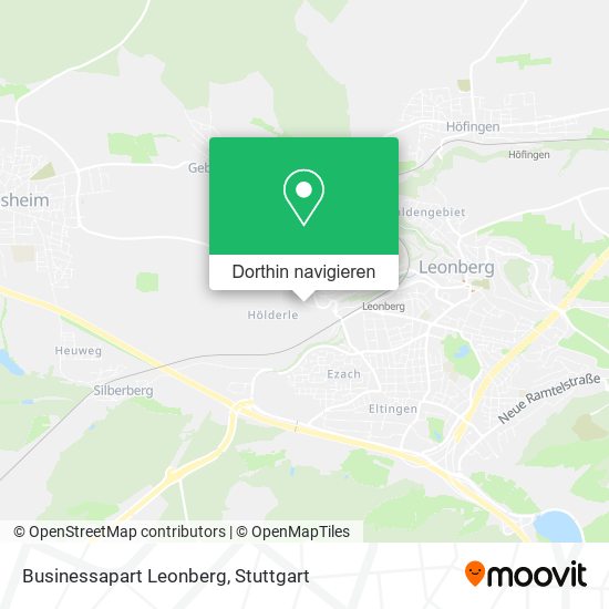 Businessapart Leonberg Karte