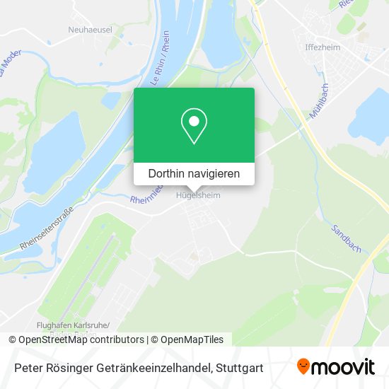 Peter Rösinger Getränkeeinzelhandel Karte